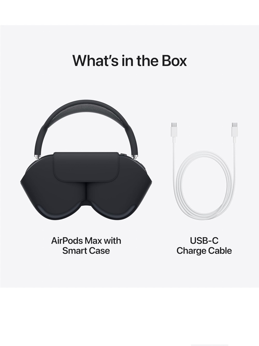 Apple AirPods Max Over-Ear Headphones in Space Gray with Smart Case